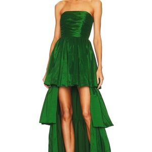 Lovers & Friends Michie Maxi Dress in Emerald Green